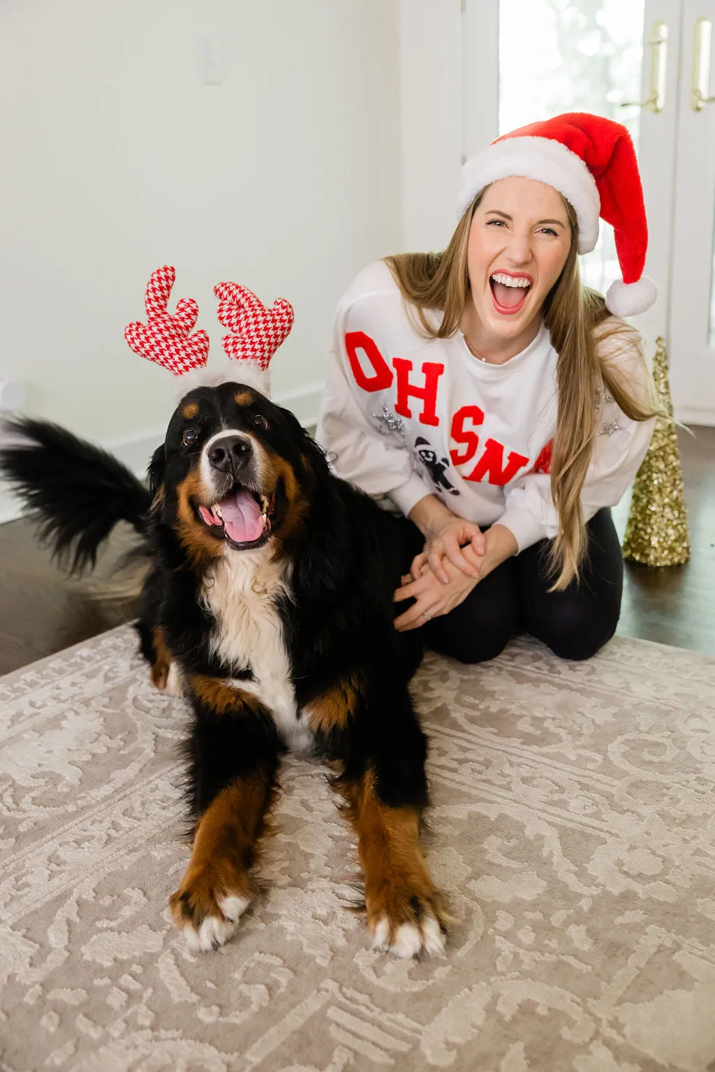 OH SNAP GINGERBREAD WHITE PULLOVER