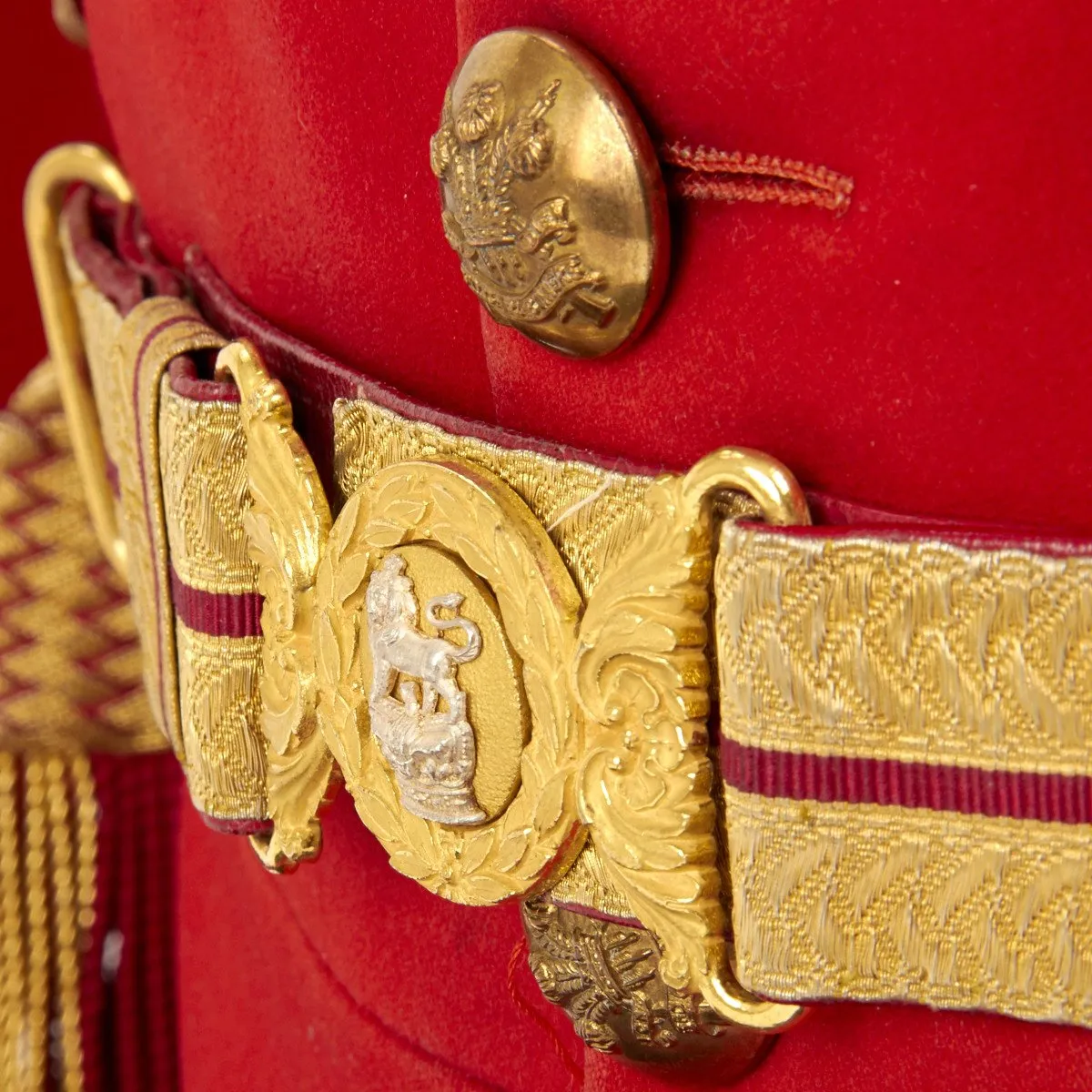 Original British Carbineers Officer Uniform Set with Victorian Era Helmet