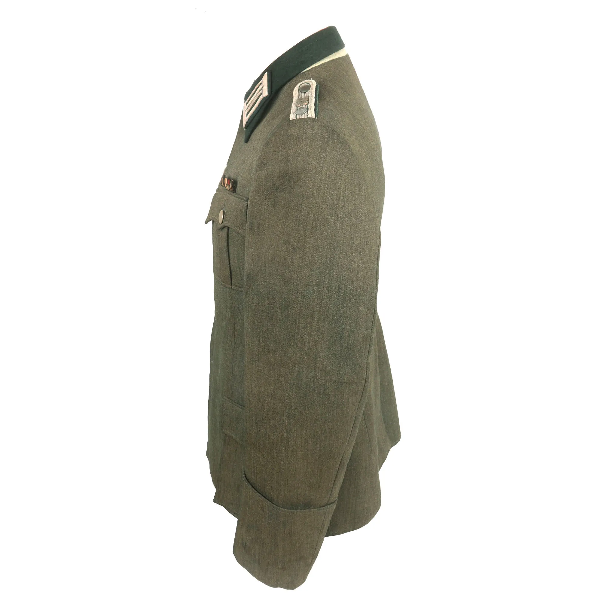 Original German WWII Heeresverwaltung Army Technical Services Administration M36 Dienstrock Uniform Tunic with Trousers