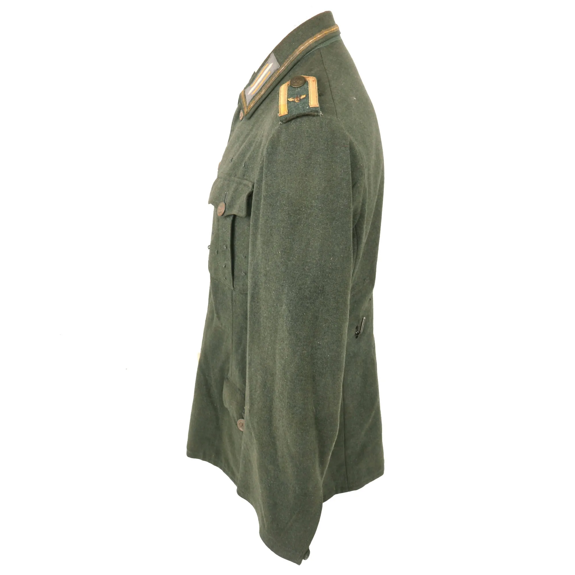 Original German WWII Kriegsmarine Coastal Artillery MarineArtillerieMaat NCO Uniform Tunic with Faded Markings