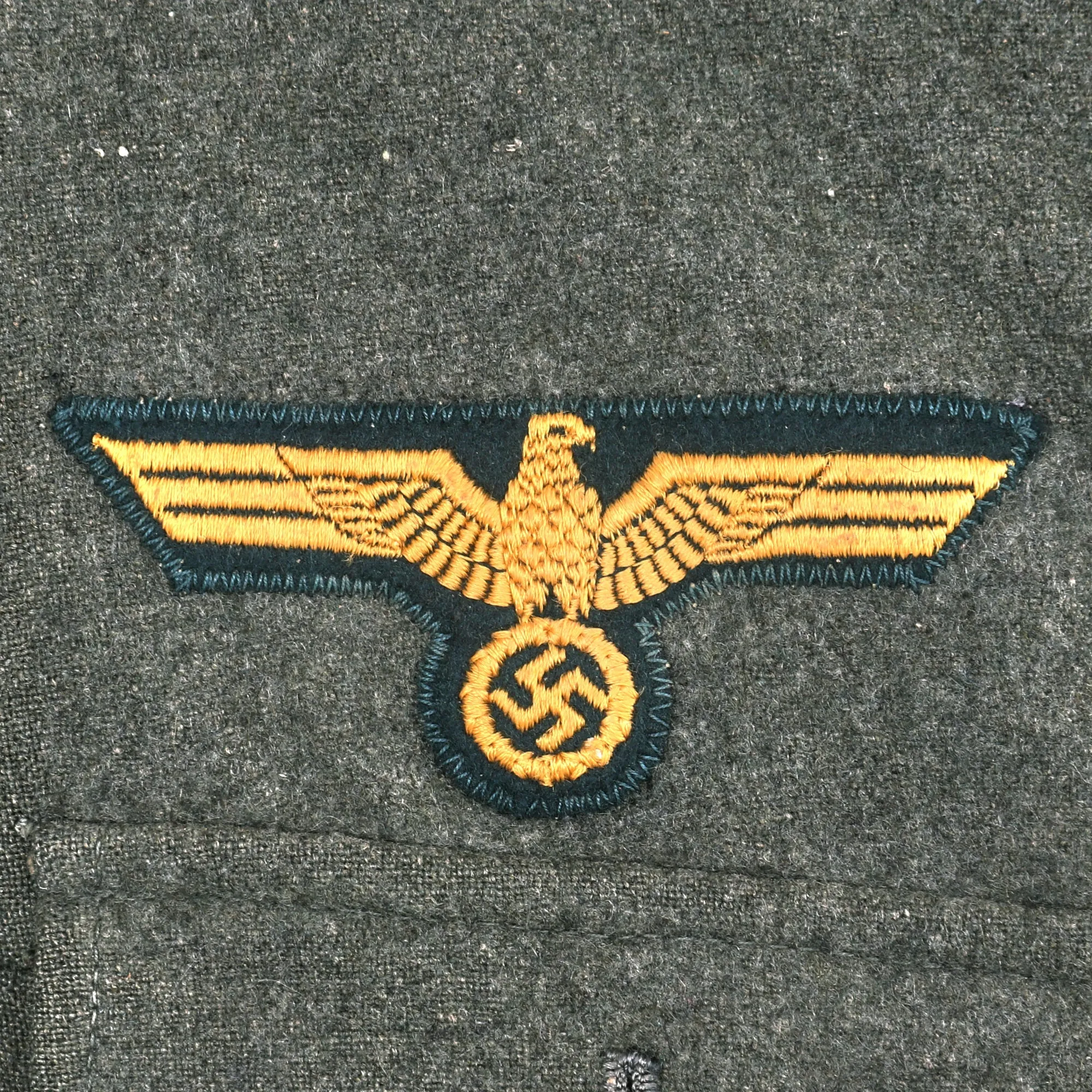 Original German WWII Kriegsmarine Coastal Artillery MarineArtillerieMaat NCO Uniform Tunic with Faded Markings