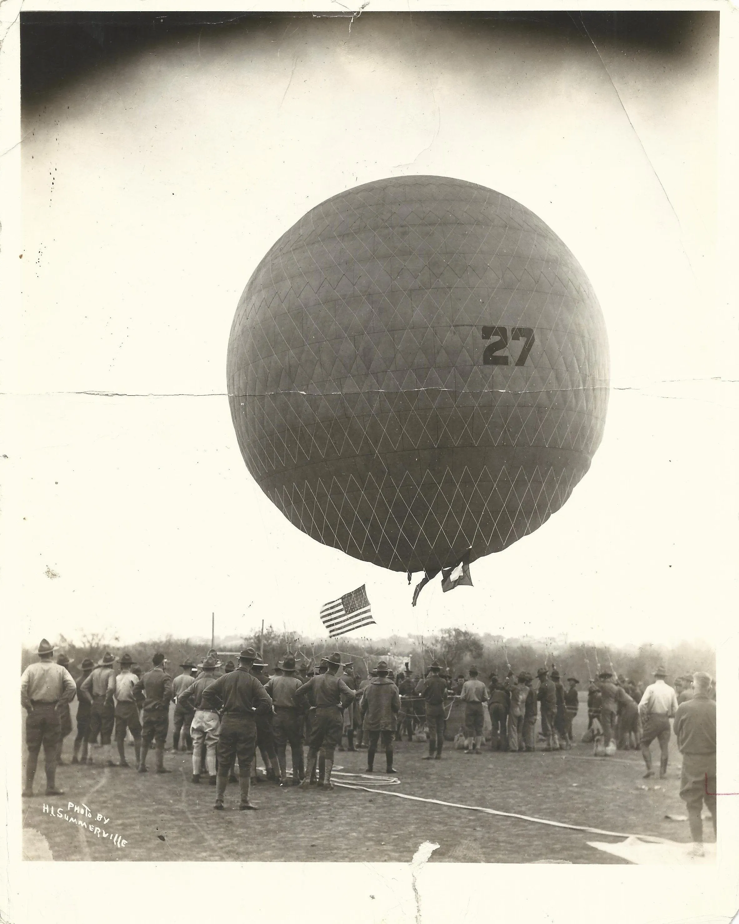 Original U.S. WWI Army Balloon Officer Named Grouping - AEF Army Air Service