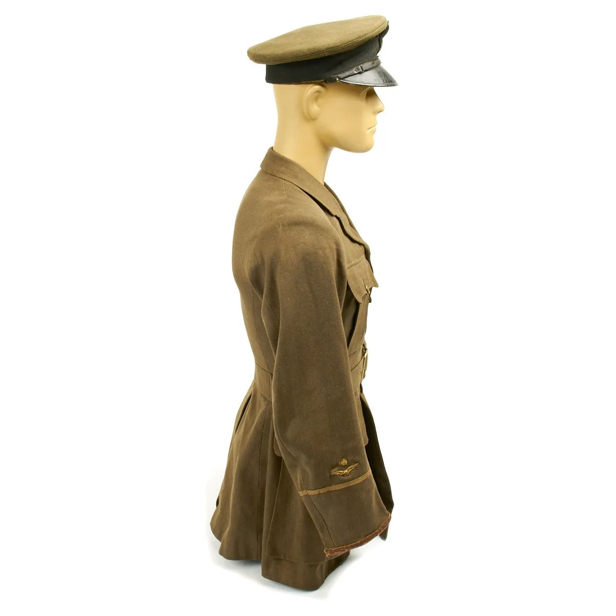 Original WWI British 1918 Royal Air Force Officer Named Uniform Set - Rare