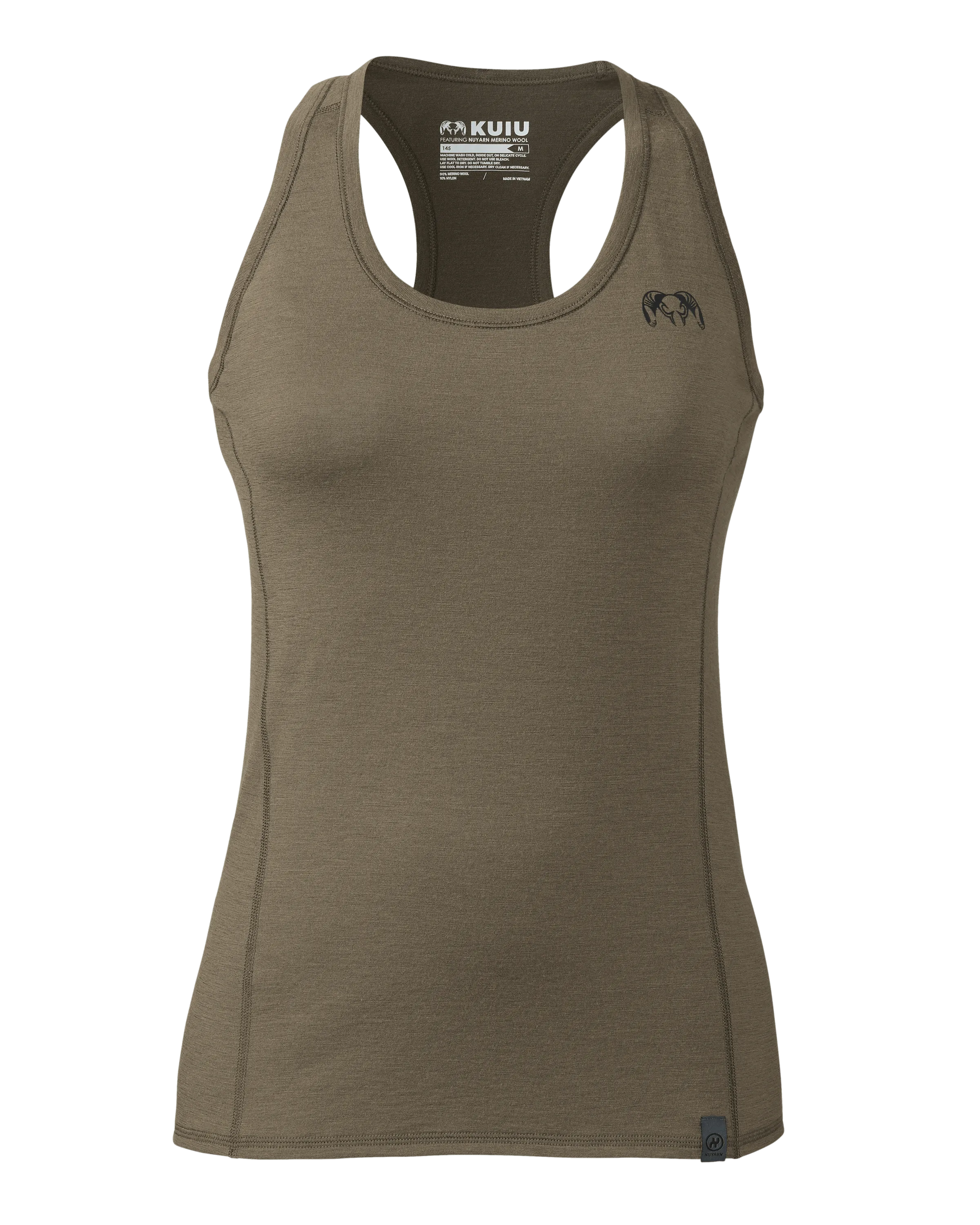 Outlet Women's ULTRA Merino 145 Racerback Tank | Ash