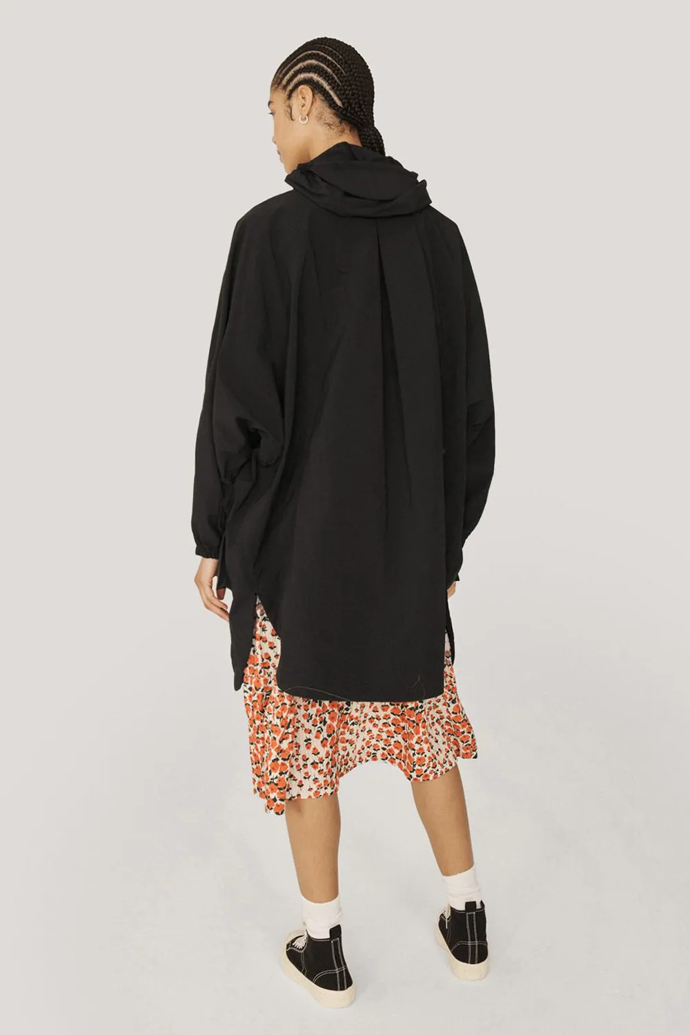 Pala Poncho Hooded Coat