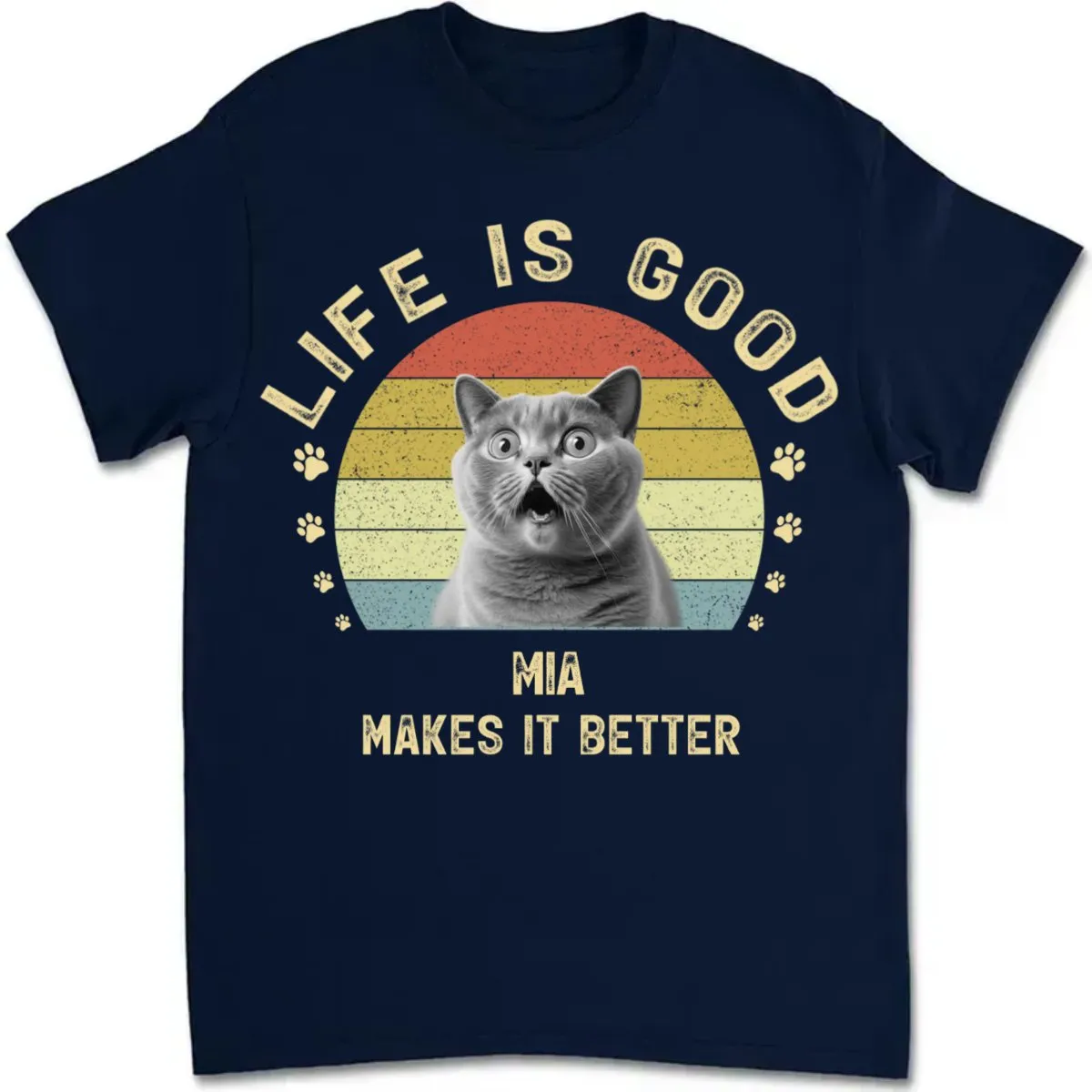 Pet Lovers - Life Is Good My Dog Makes It Better - Personalized T-Shirt, Hoodie