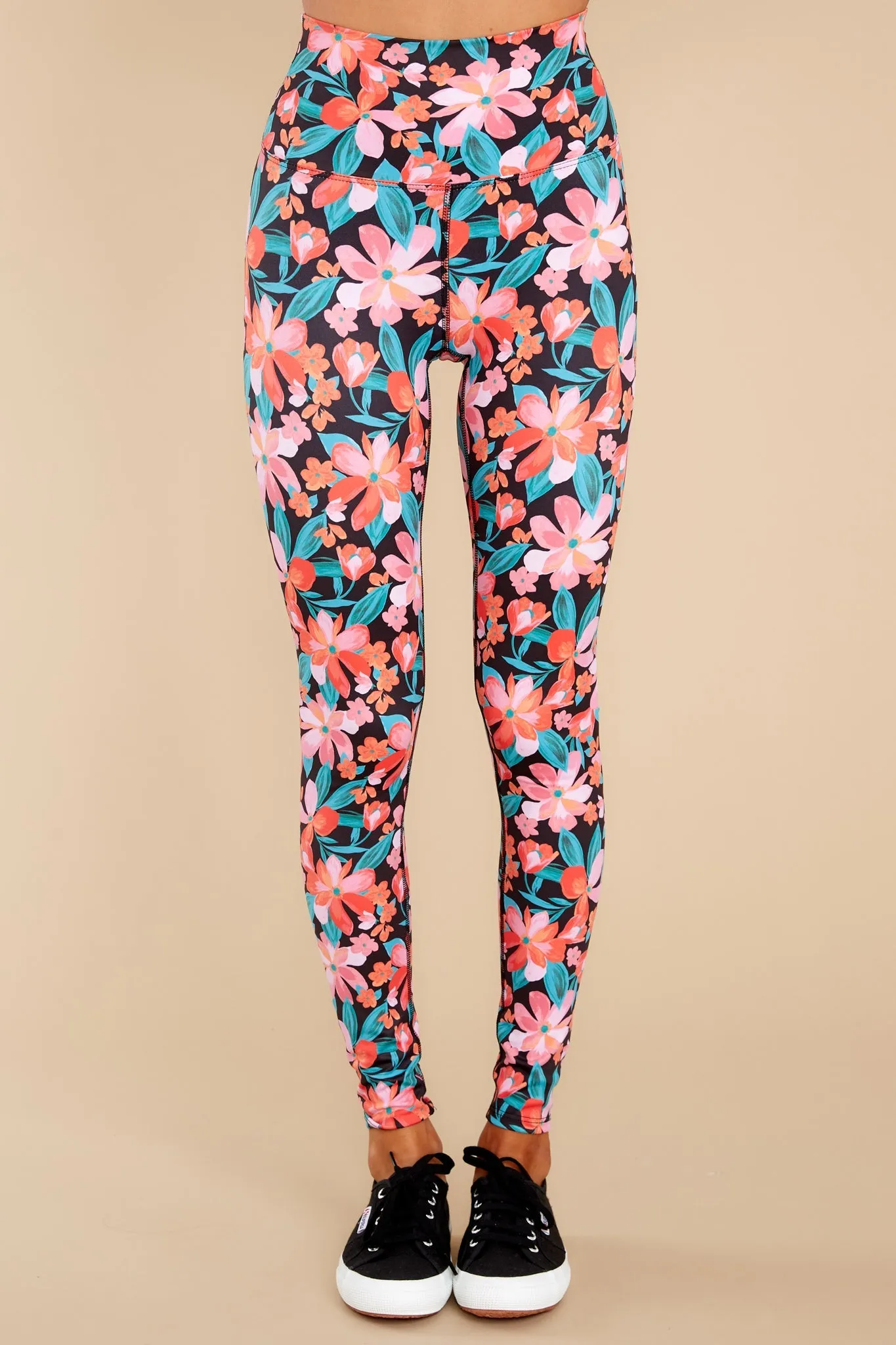 Piper Fiery Plumeria Legging