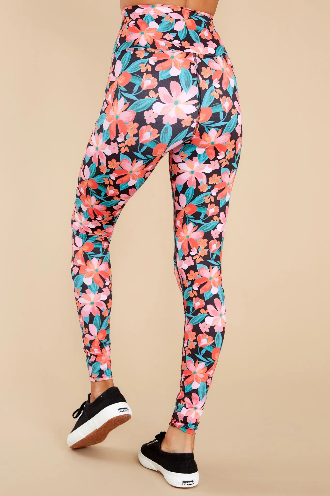 Piper Fiery Plumeria Legging