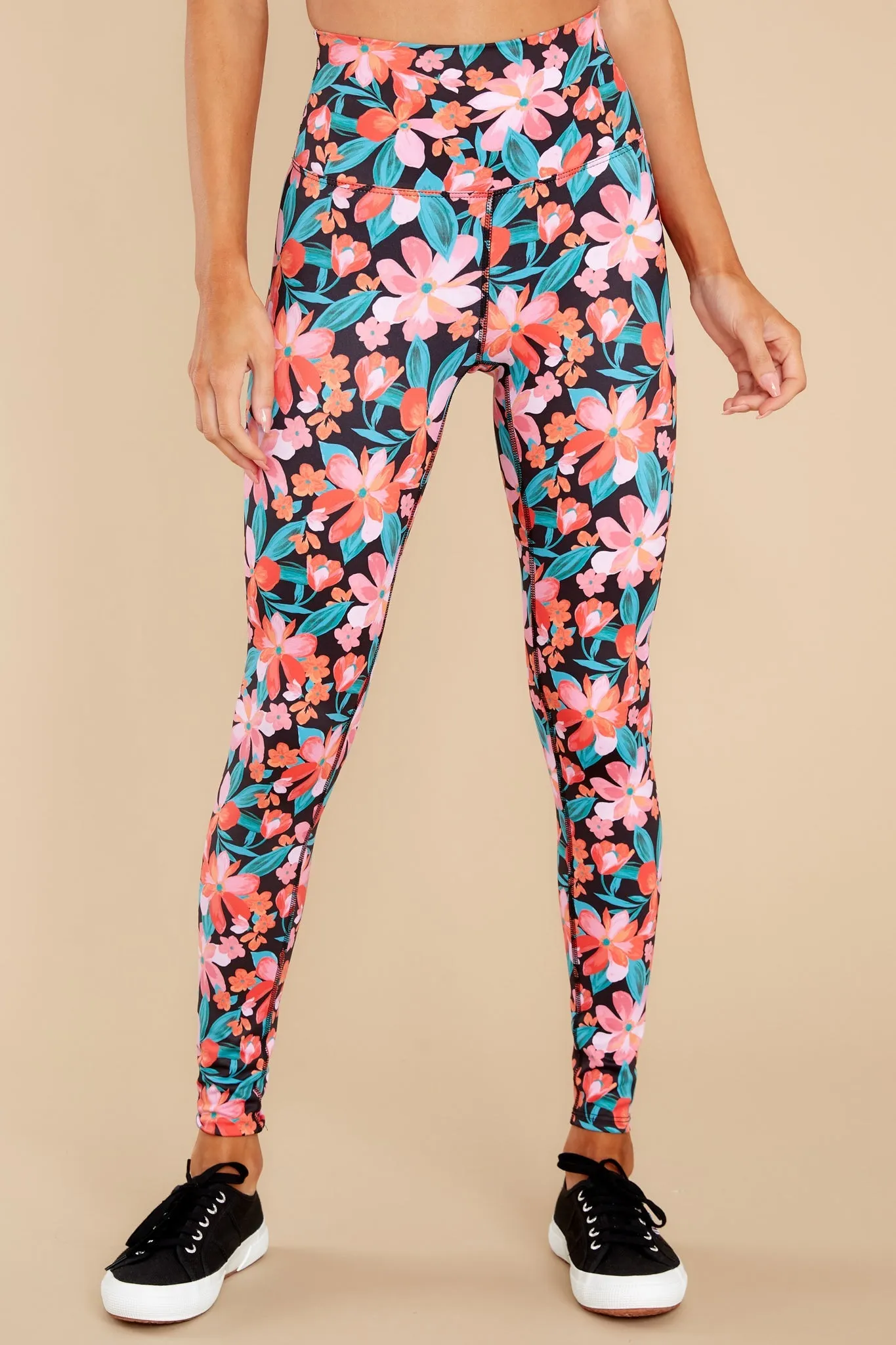 Piper Fiery Plumeria Legging