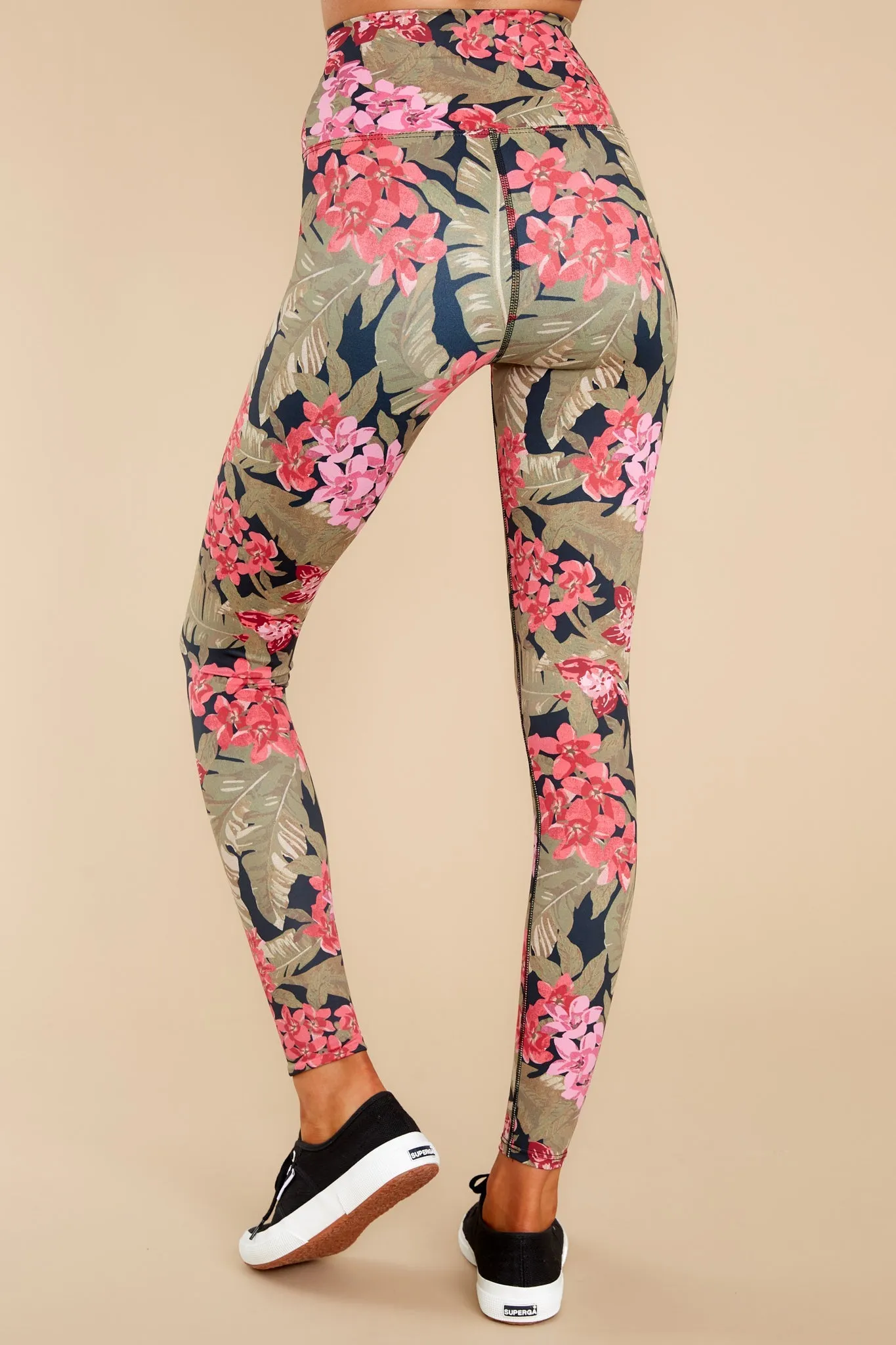 Piper Fuchsia Orchid Legging