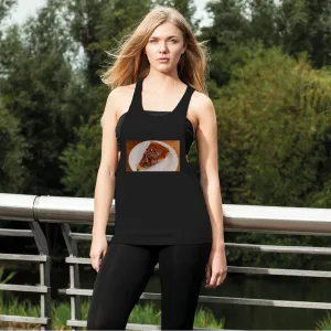 PizzaonPlate Women's Loose Racerback Tank Top