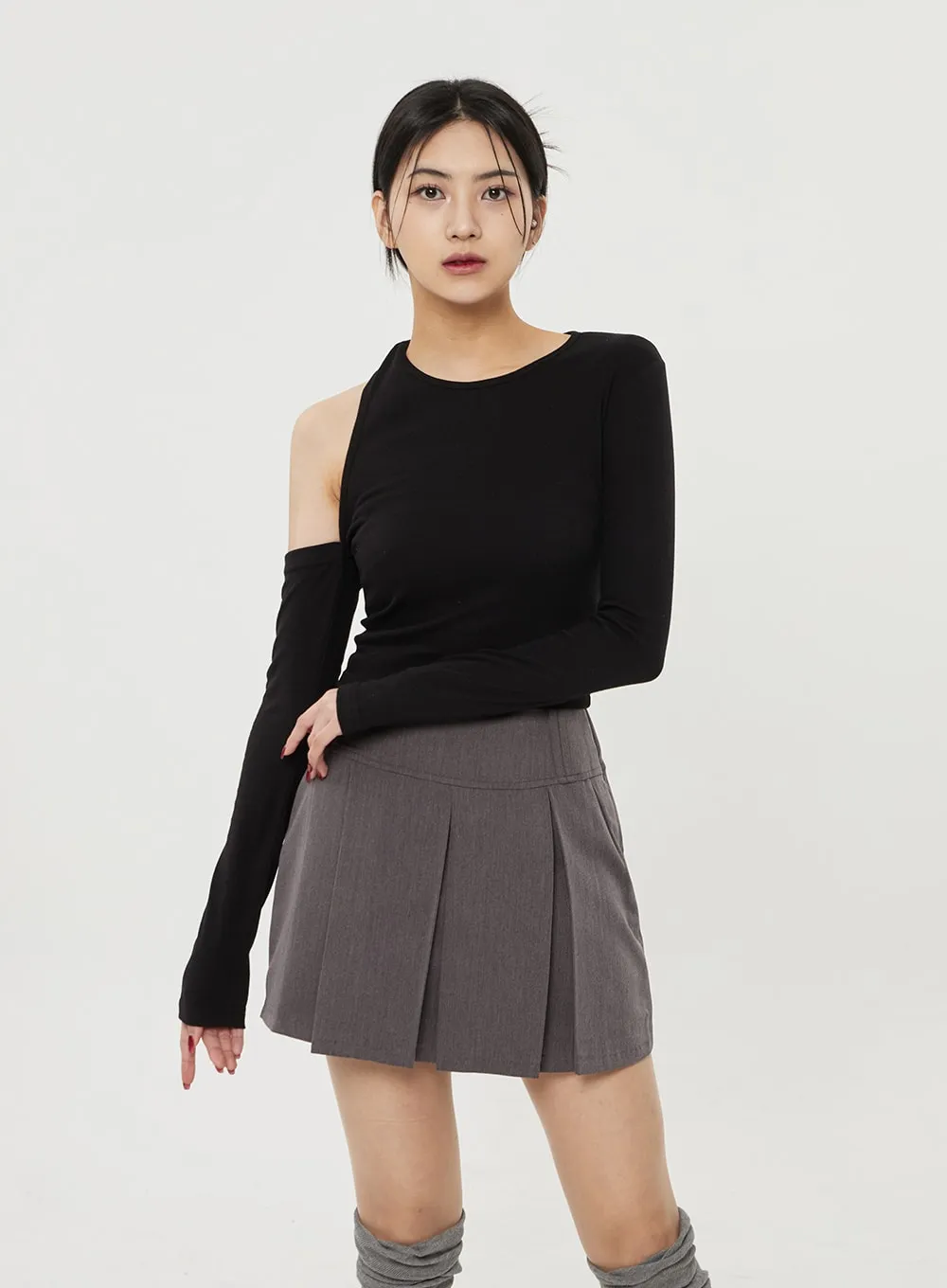 Pleated Mini Skirt BF314