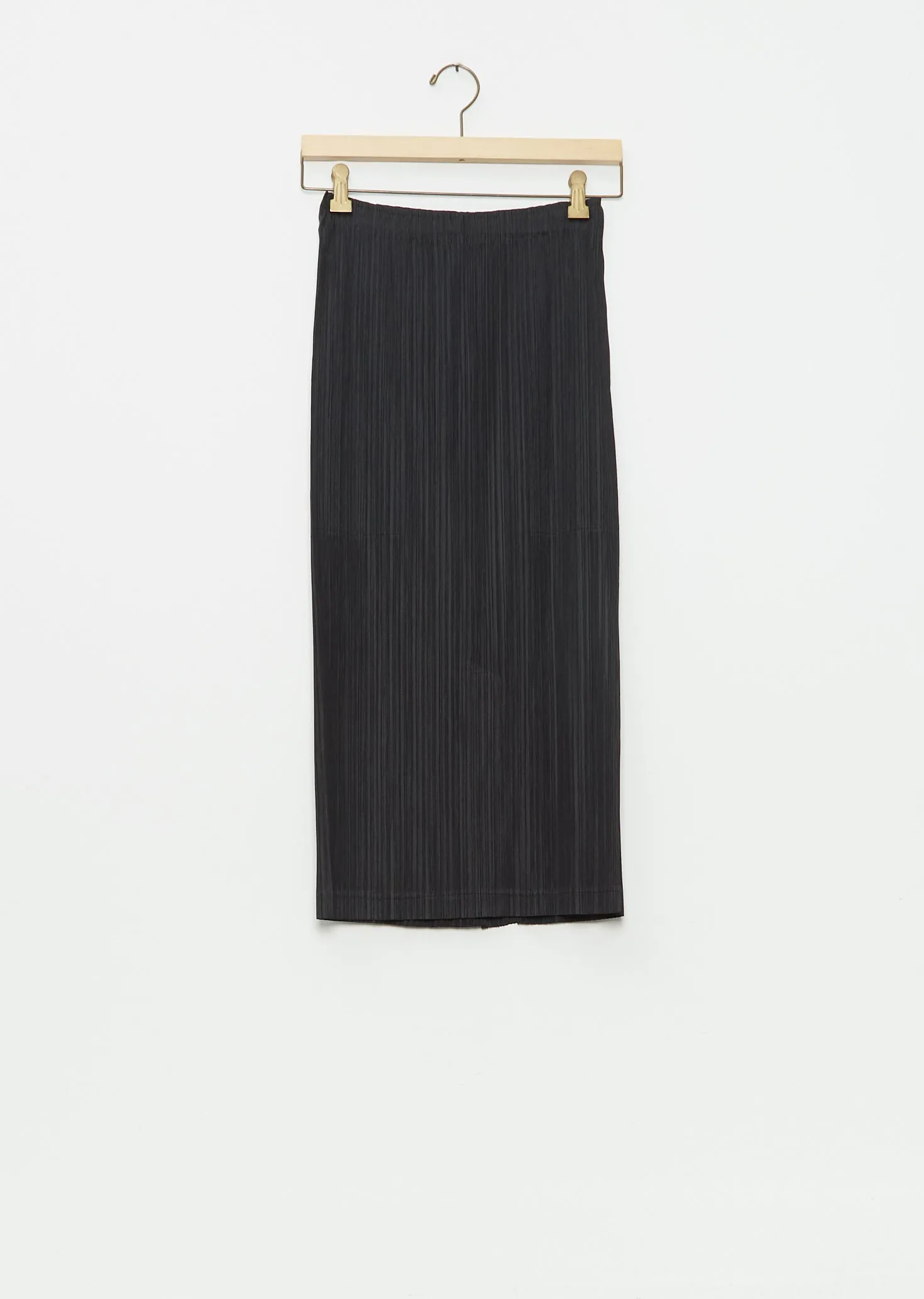 Pleated Straight Skirt