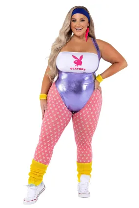 Plus Size Playboy 80s Fitness Babe Costume