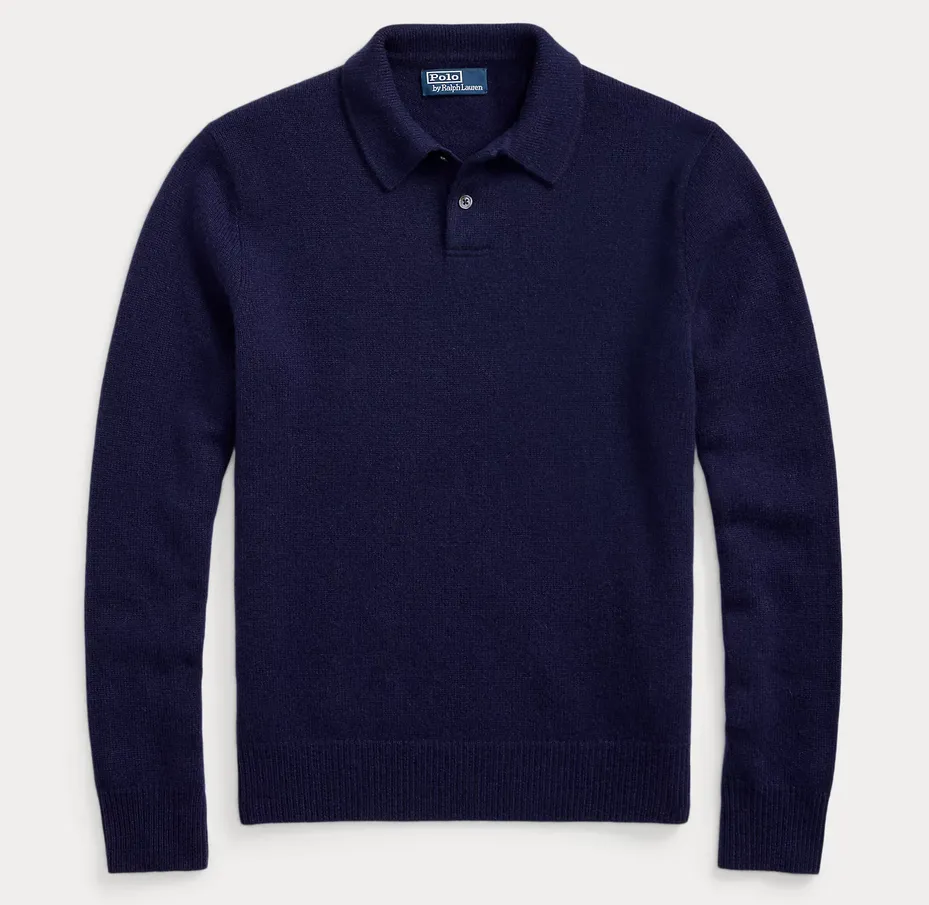 POLO Ralph Lauren MEN Cashmere Polo Collar Sweater