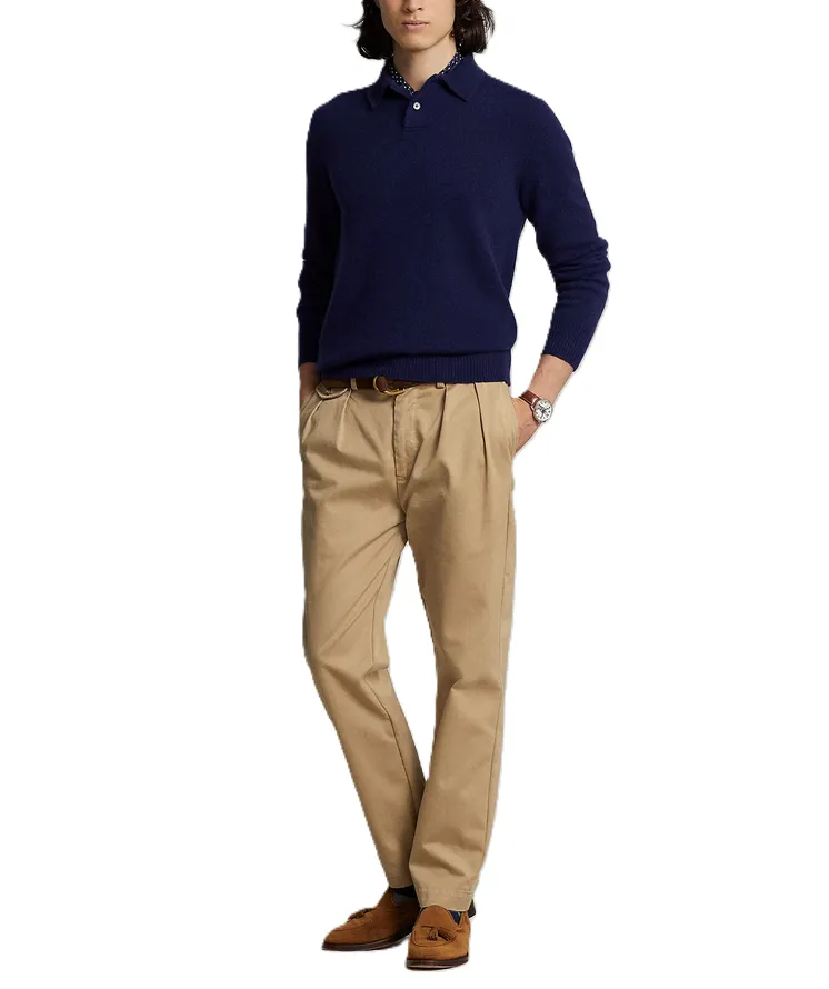 POLO Ralph Lauren MEN Cashmere Polo Collar Sweater