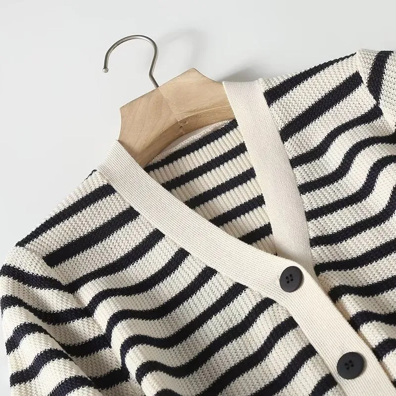 Pre Order:  Striped Knit Slim Dress