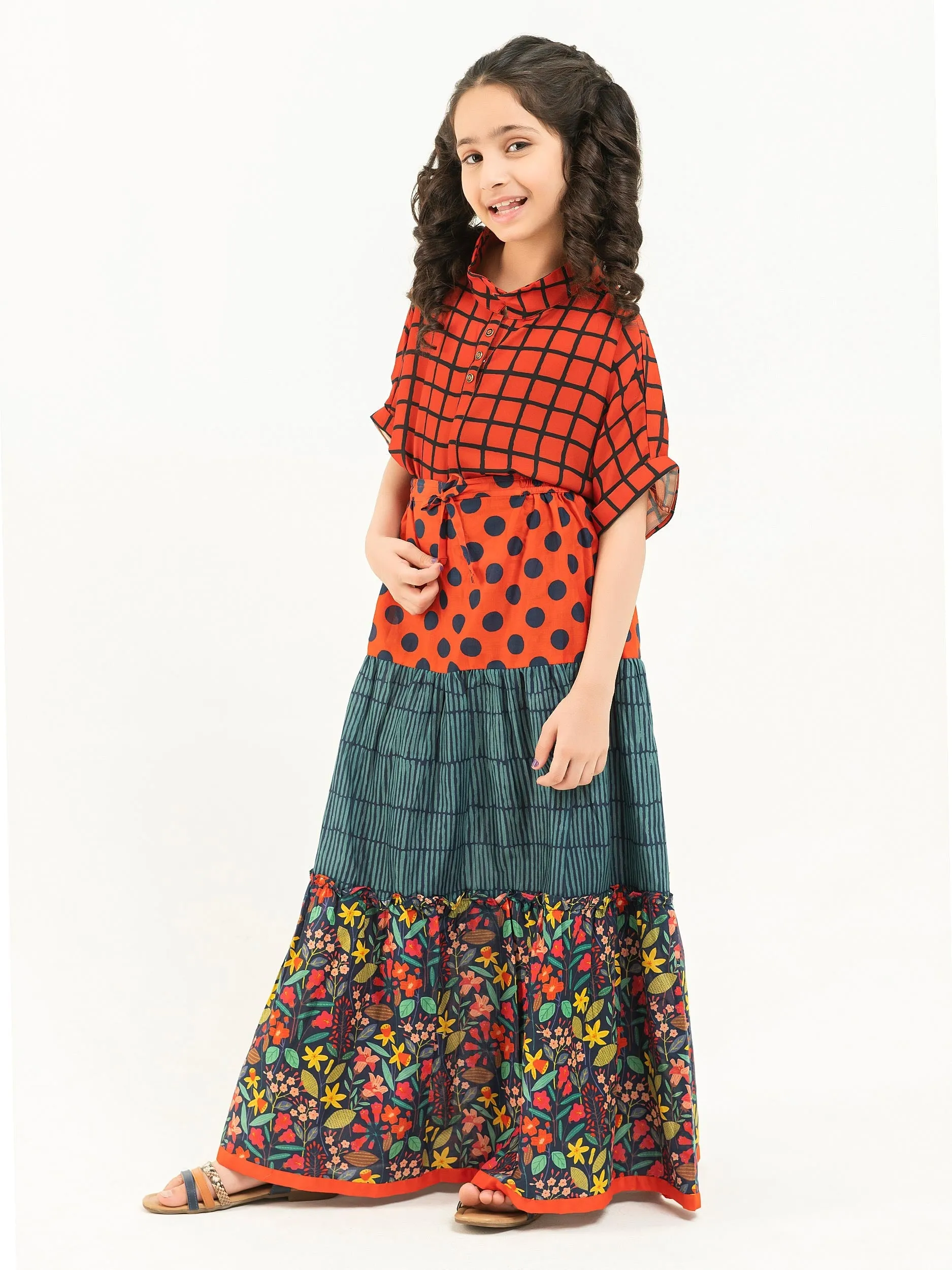 Printed Lawn Skirt