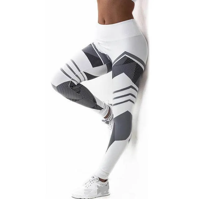 Printed Sport Leggings Elastic Fitness Yoga Pants