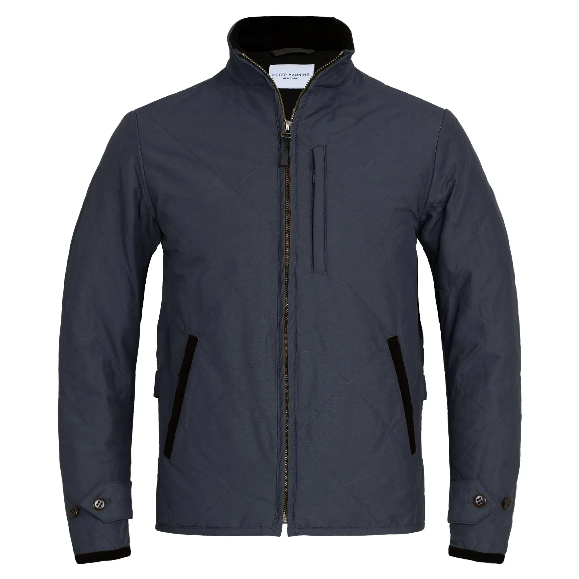 Quilted Jacket - Navy