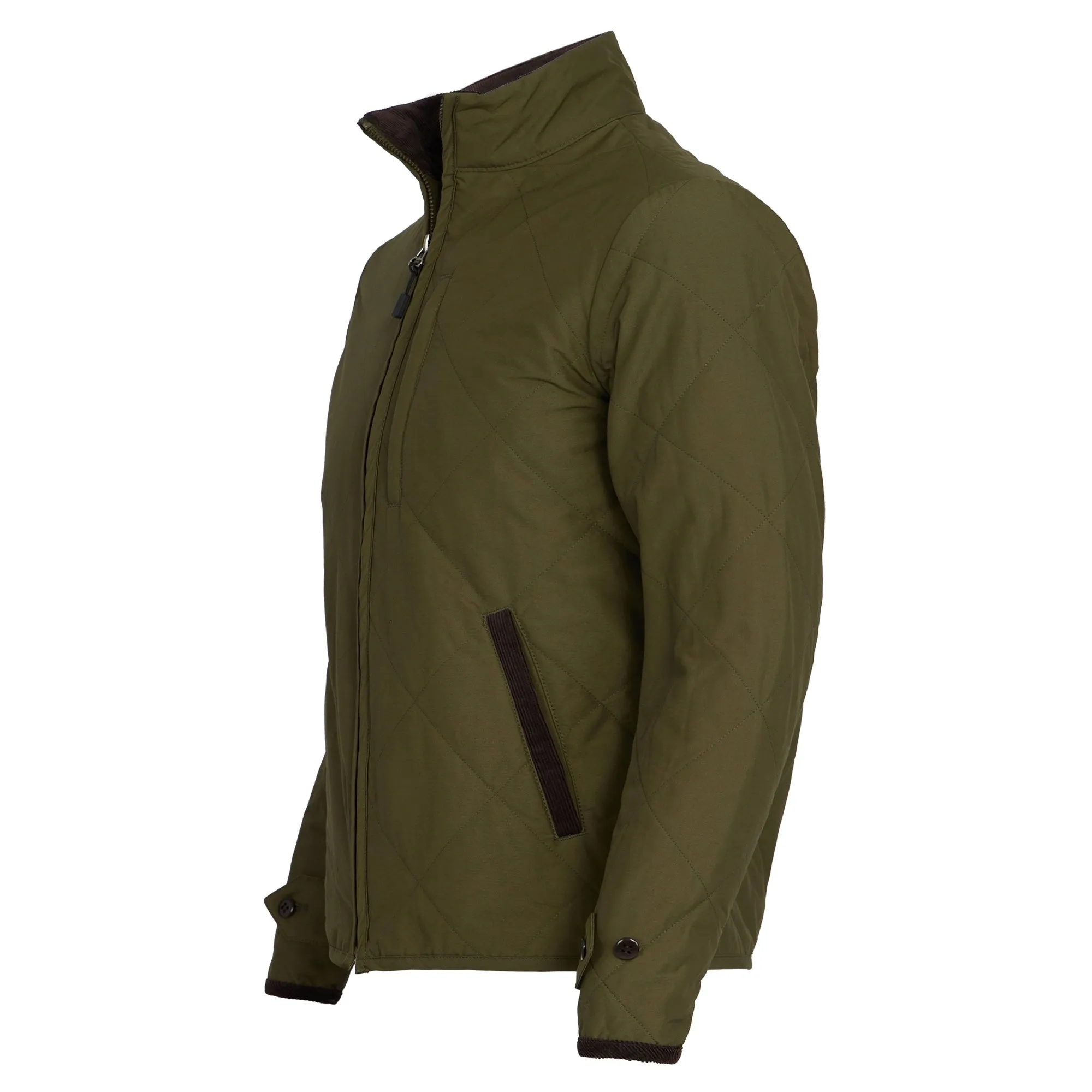 Quilted Jacket - Olive