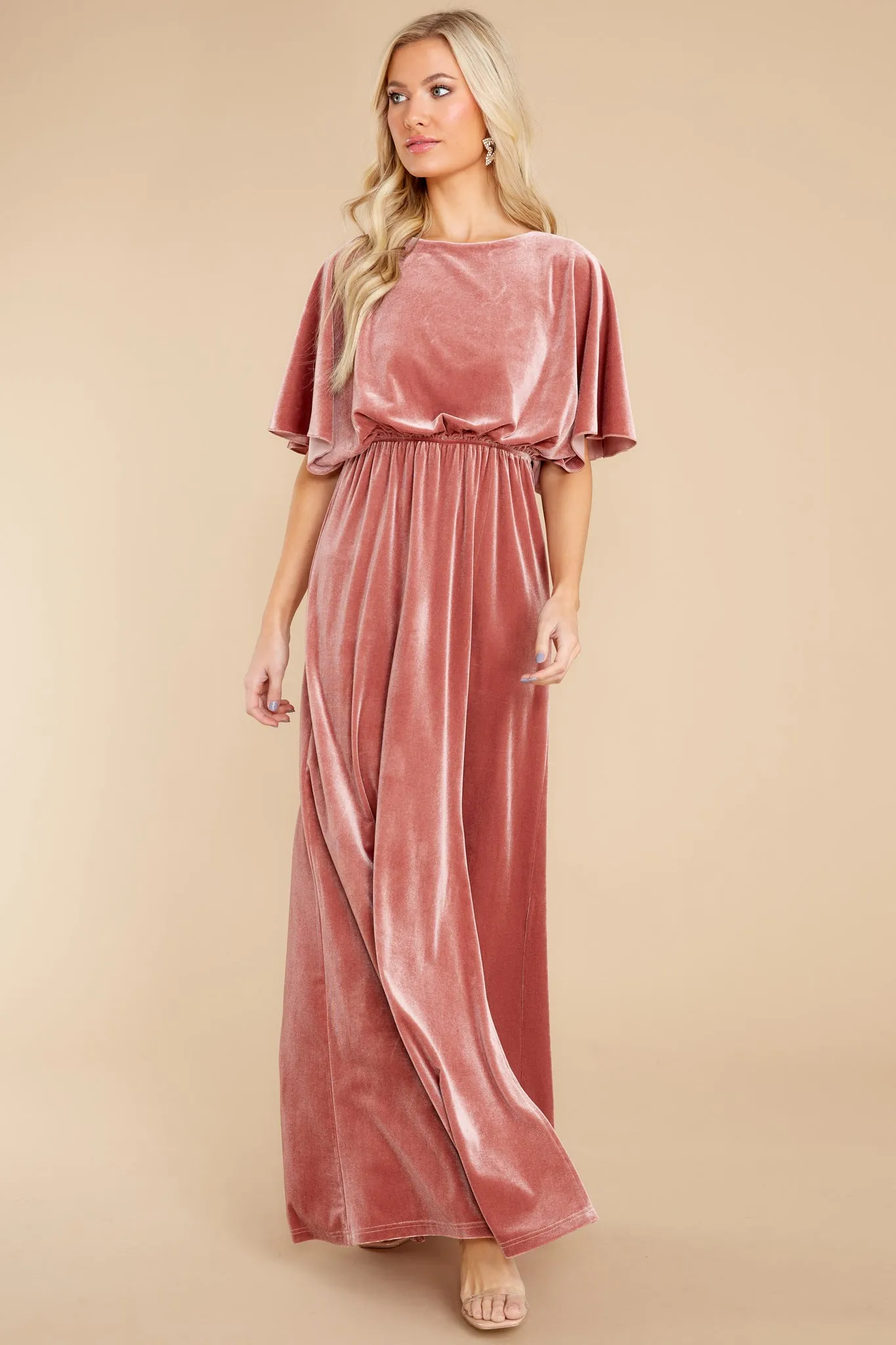 Ready For Tonight Mauve Maxi Dress