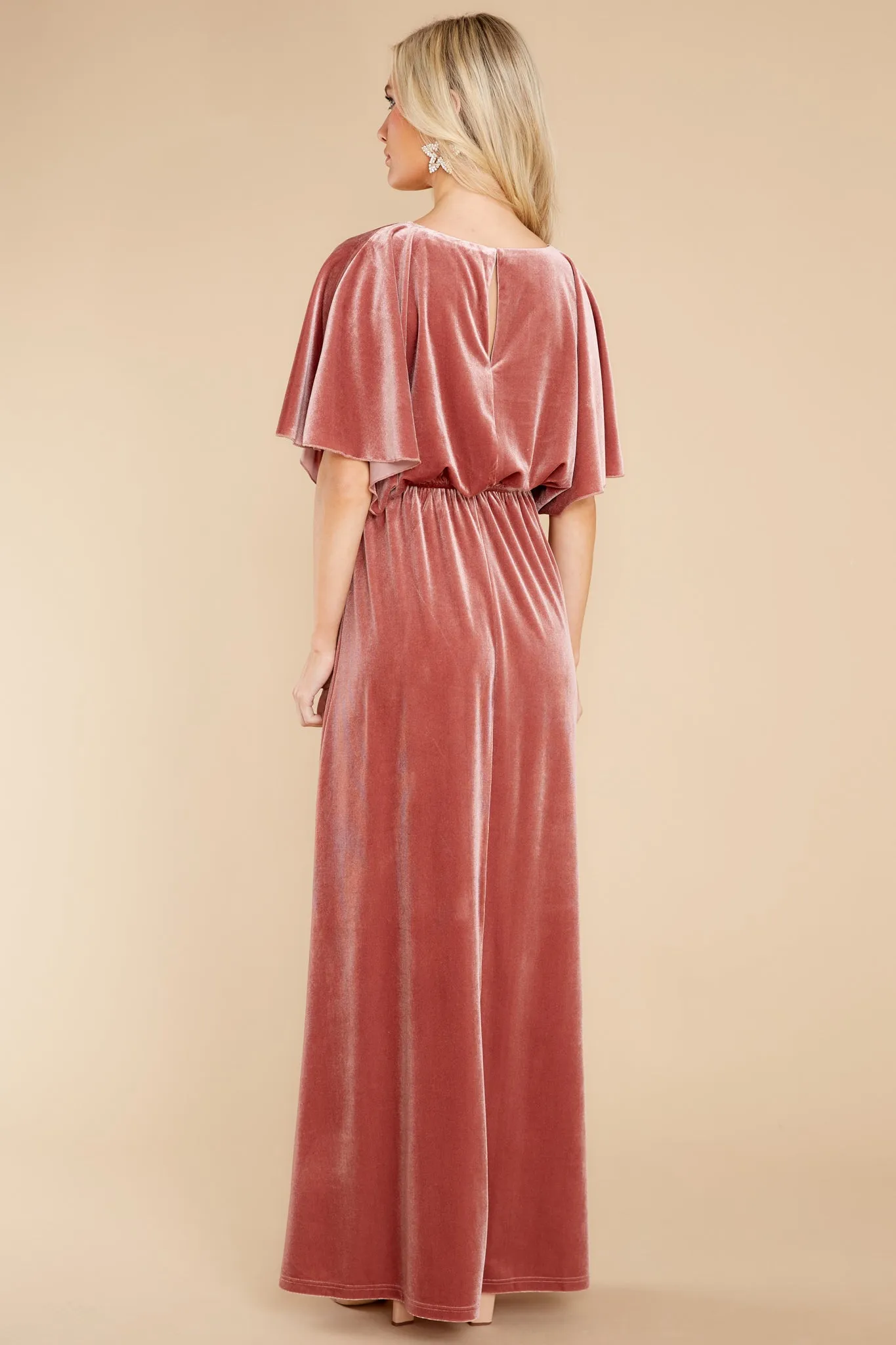 Ready For Tonight Mauve Maxi Dress