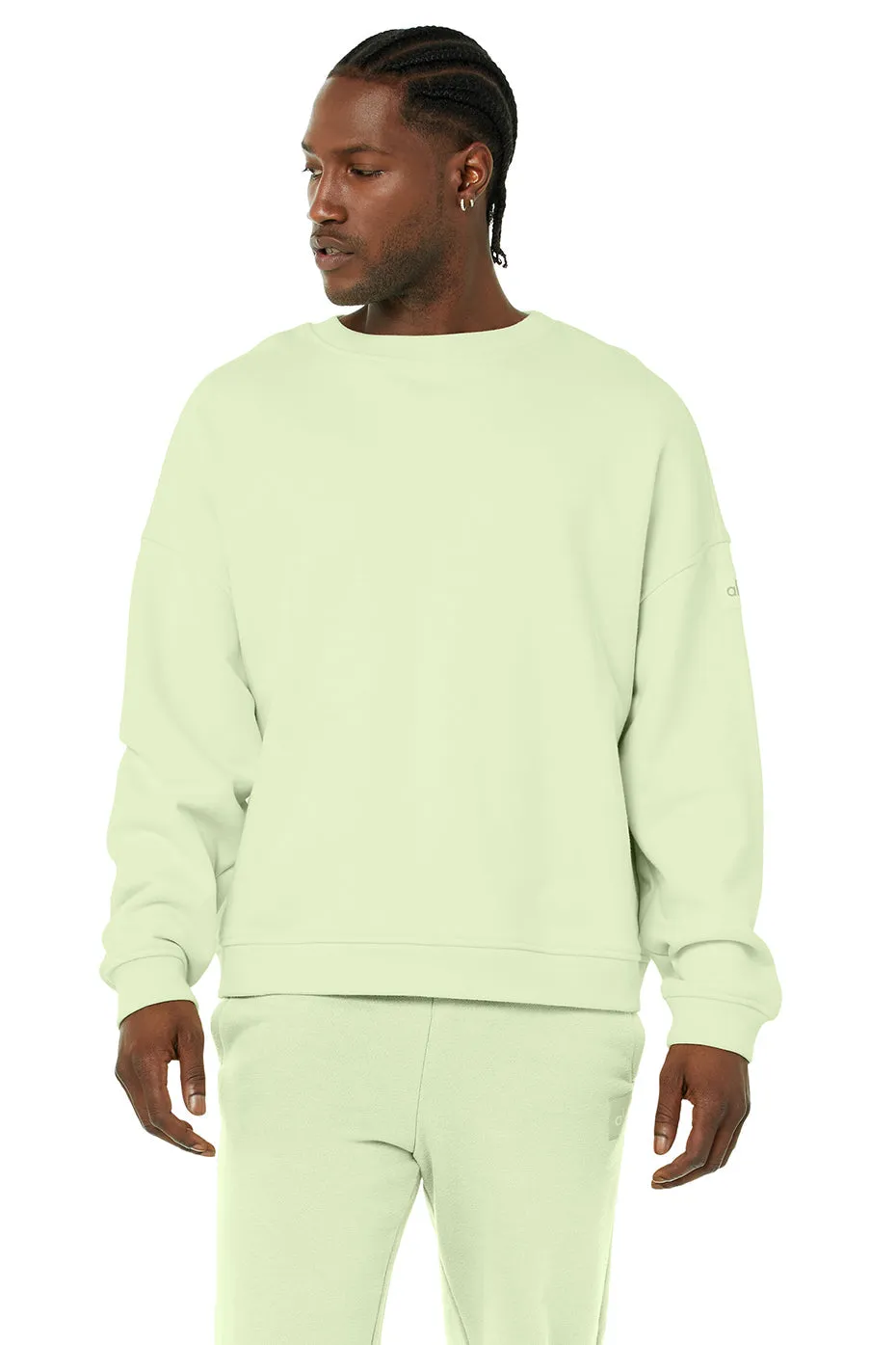 Renown Crew Neck Pullover - Limelight