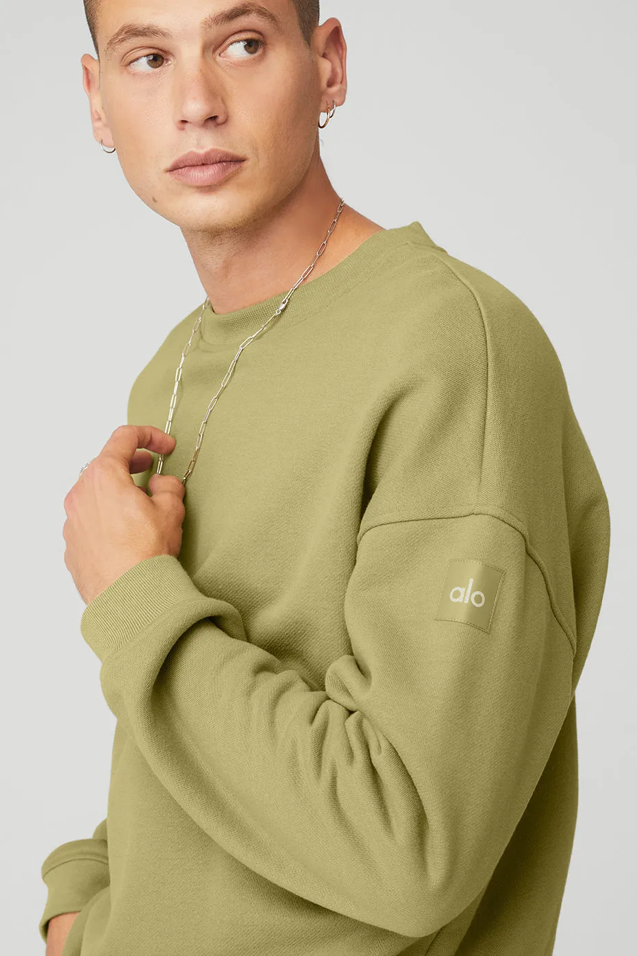 Renown Crew Neck Pullover - Wasabi