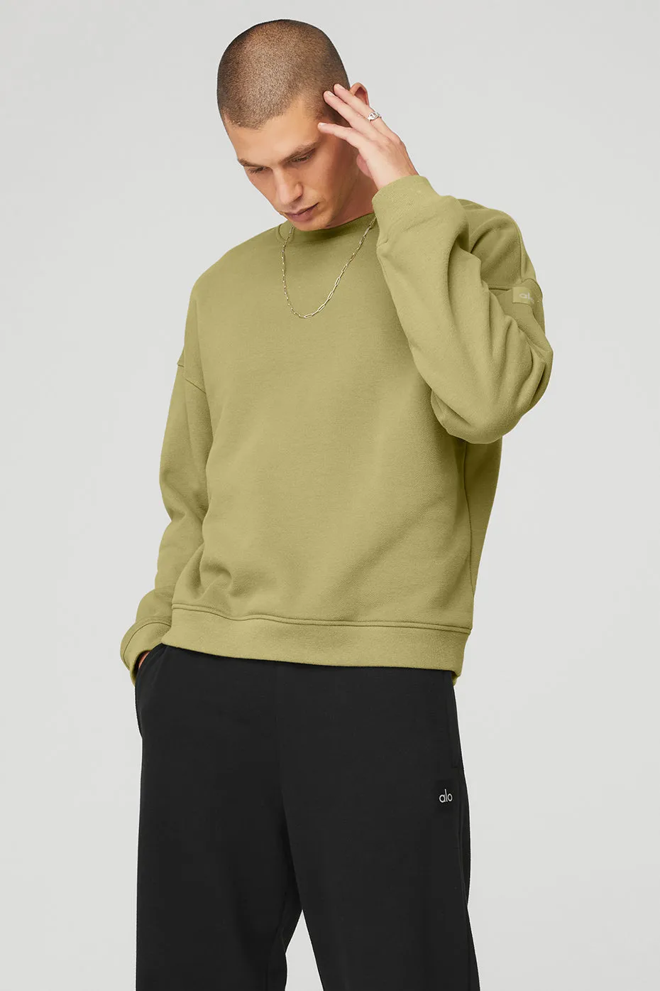 Renown Crew Neck Pullover - Wasabi