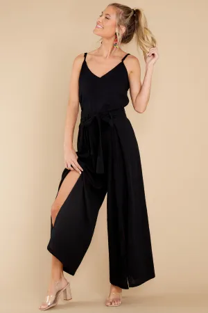 Rock On Black V Neck Flare Camisole