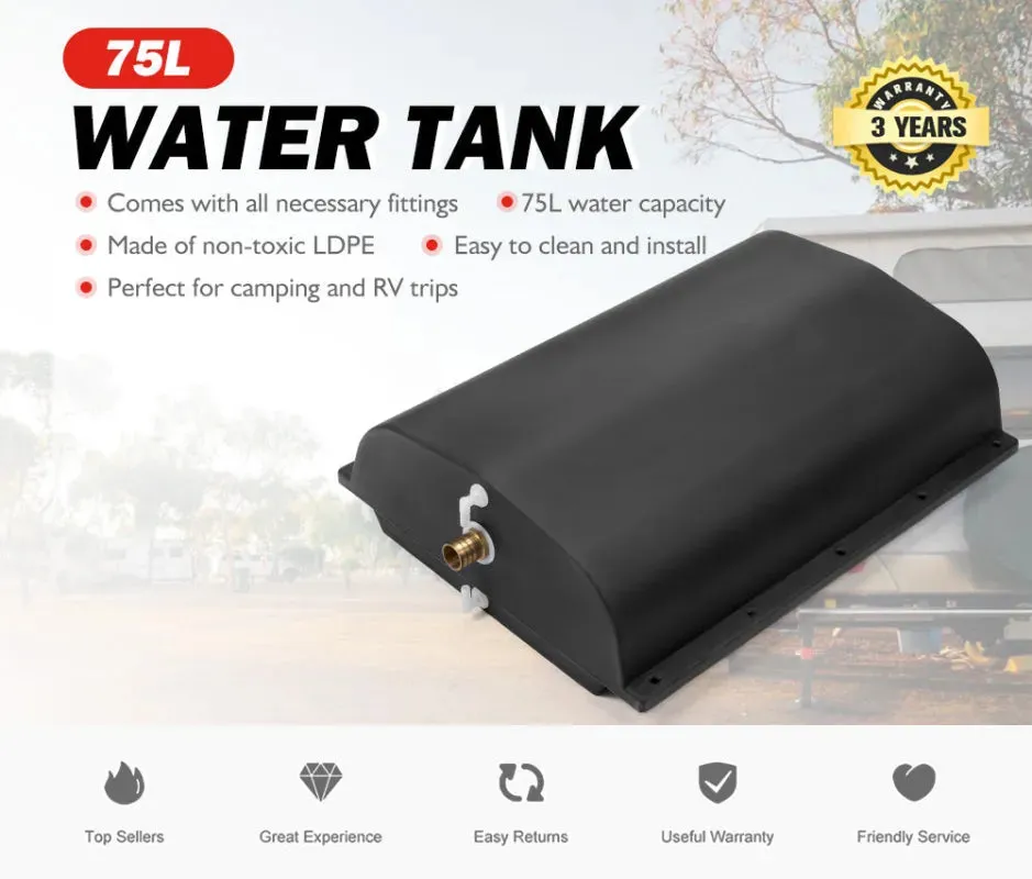 San Hima 75L Vehicle and Trailer Water Tank