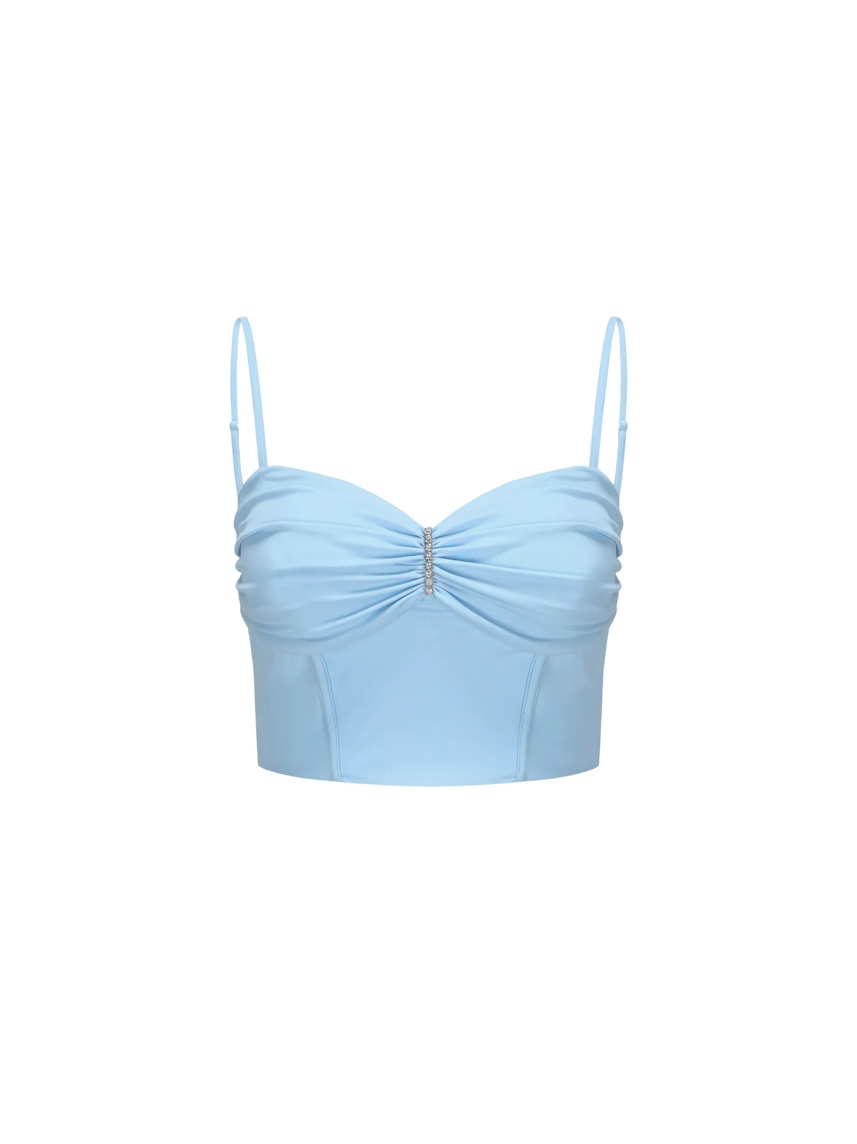 Sheila Top (Aqua) (Final Sale)