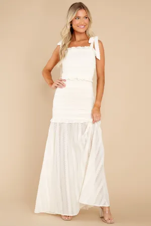 Show Me Off Ivory Maxi Dress