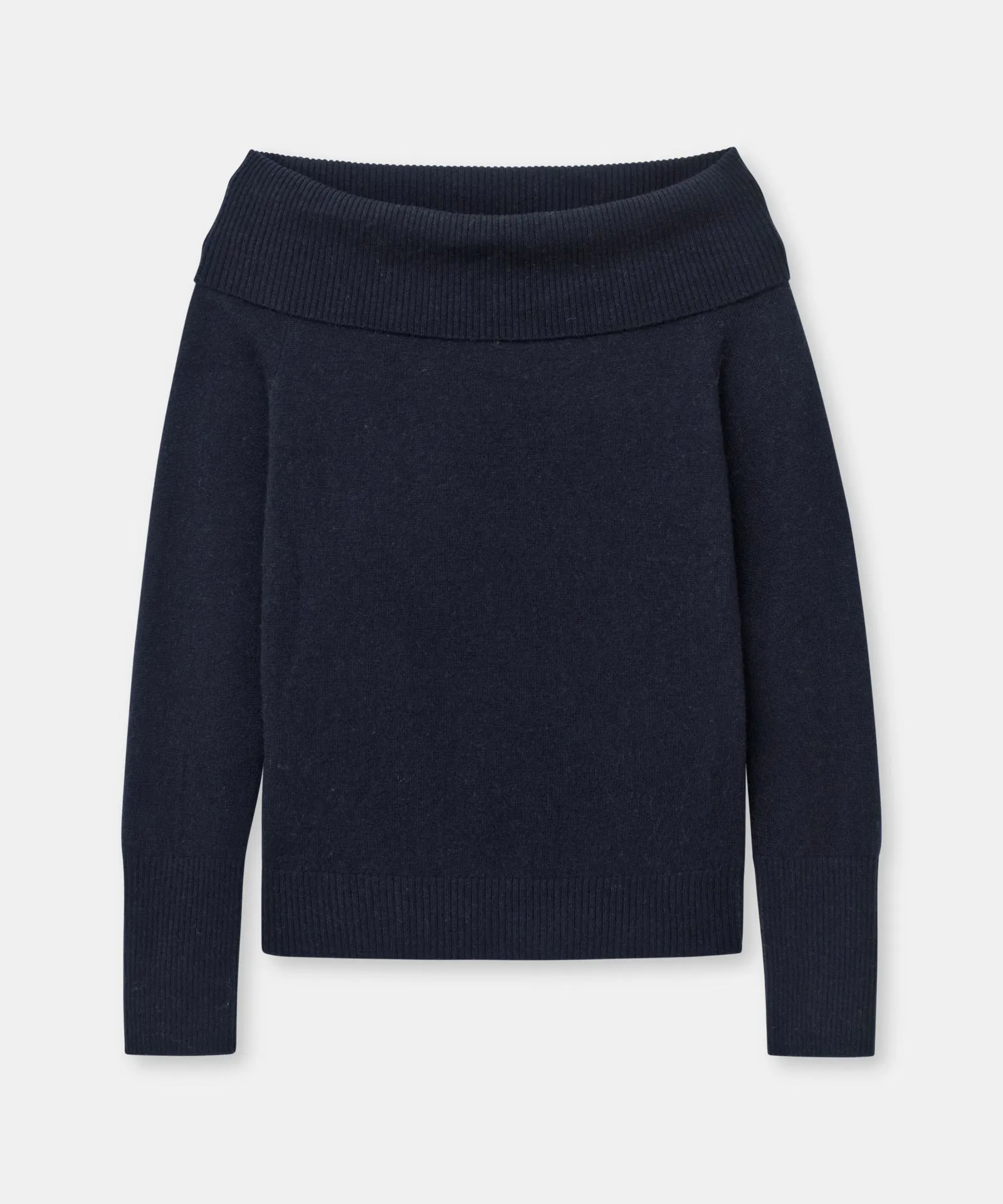 Signature Cashmere Off The Shoulder Sweater