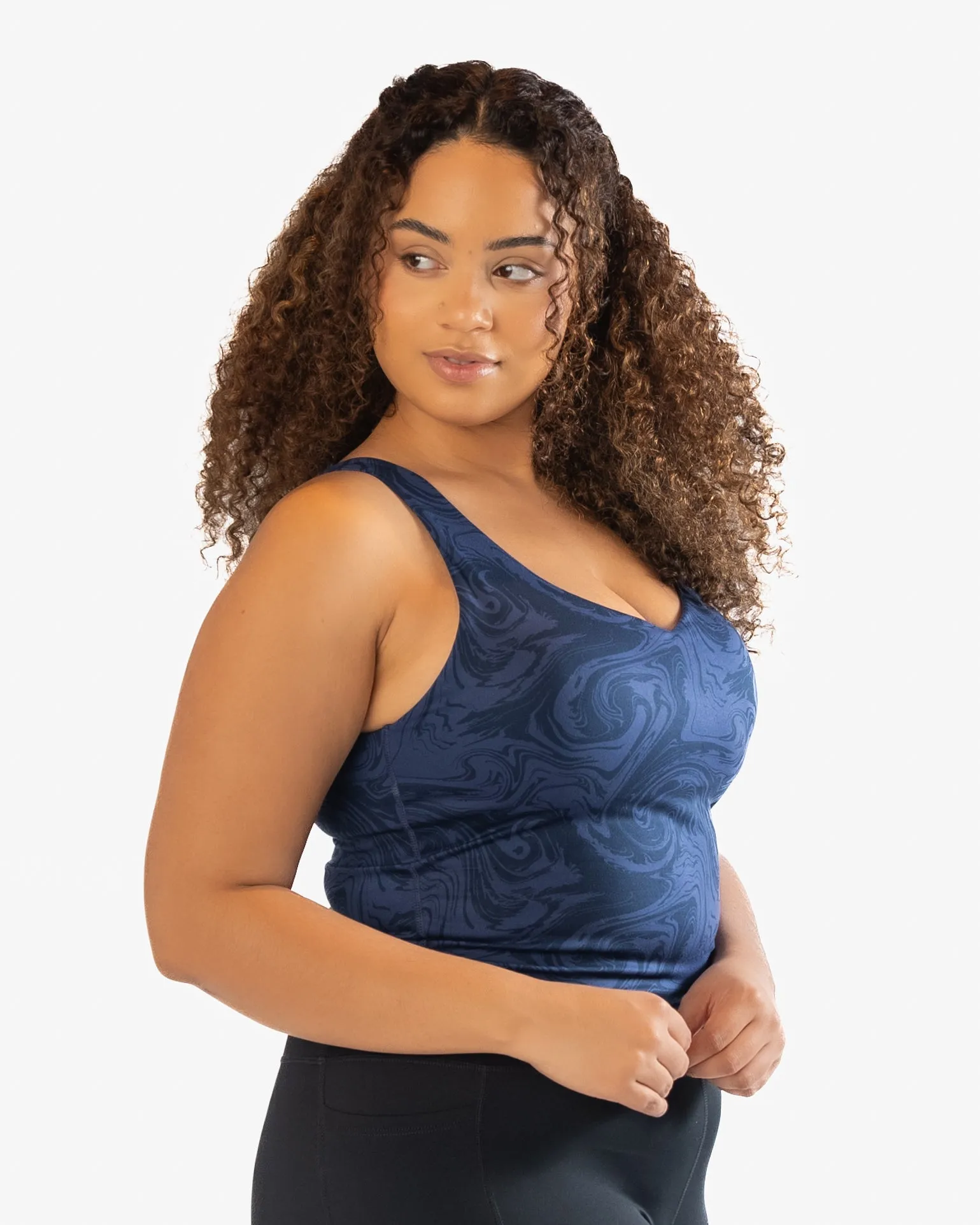 Skin Shakti Tank (Mid-Length) - Twilight Swirl