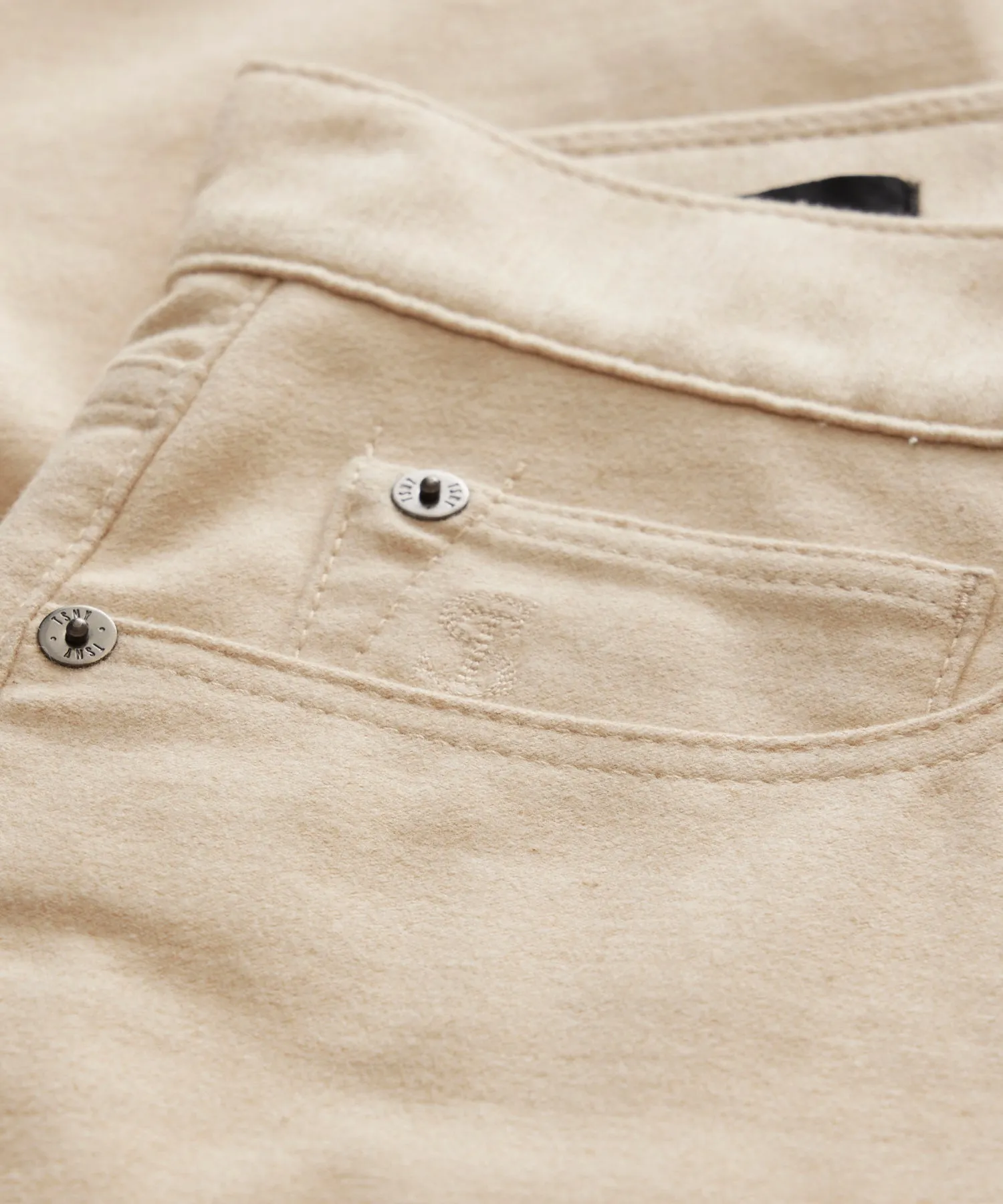 Slim Fit 5-Pocket Camelhair Pant in Canvas