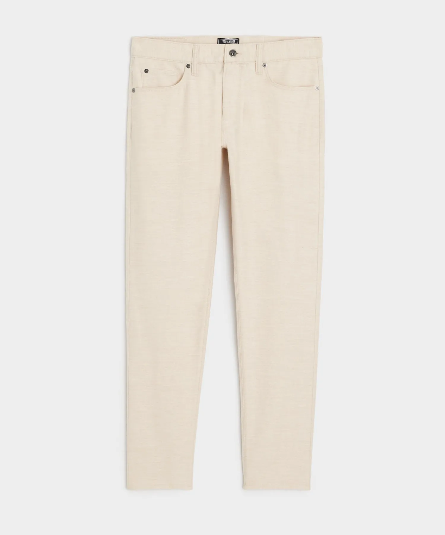 Slim Fit 5-Pocket Camelhair Pant in Canvas