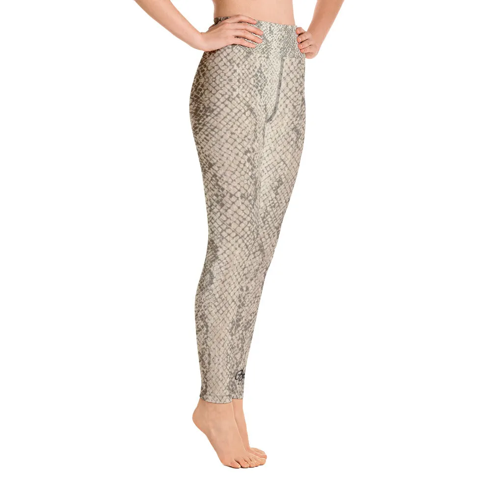 Snake Print Yoga Leggings