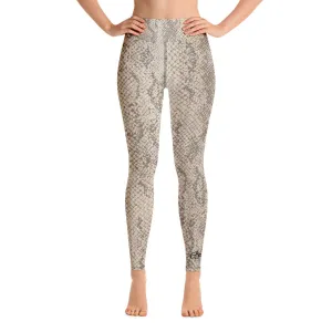 Snake Print Yoga Leggings