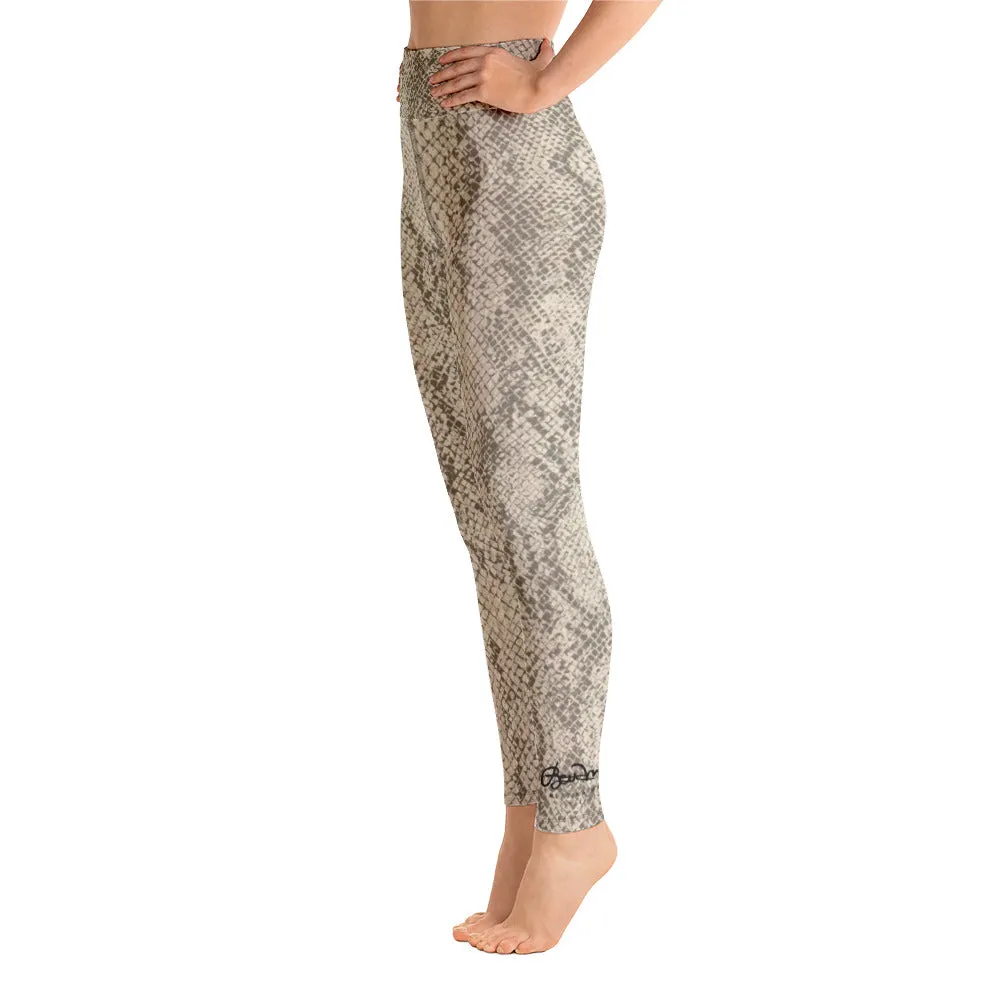 Snake Print Yoga Leggings