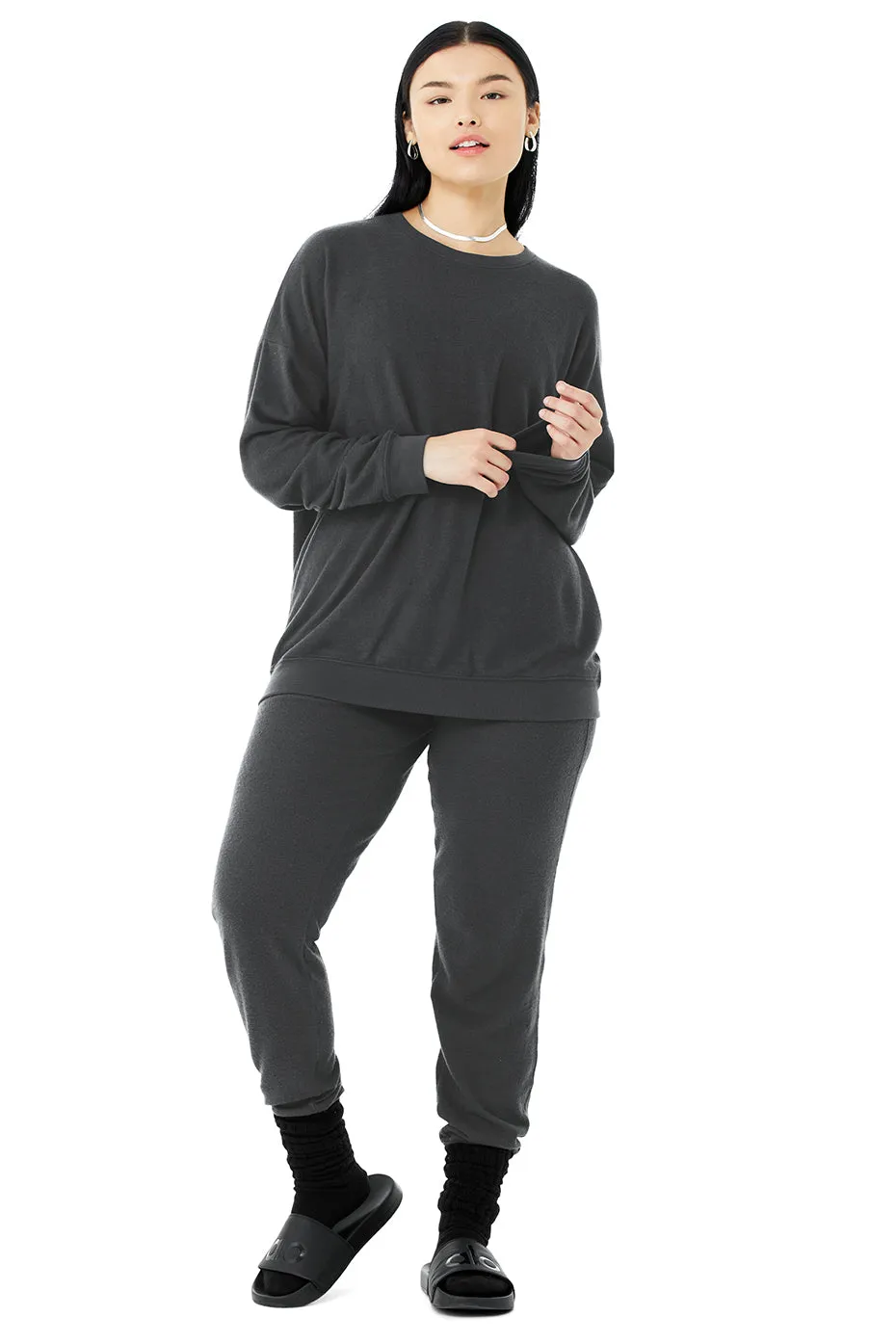 Soho Pullover & Soho Sweatpant Set - Anthracite