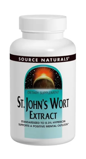 Source Naturals, Inc. St. John's Wort Extract 300mg 0.3% Hypericin 120 Capsule