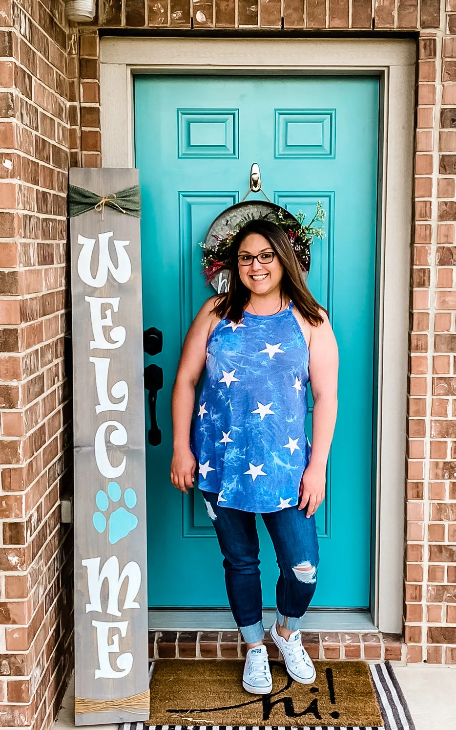 Stars and Tie Dye Tank