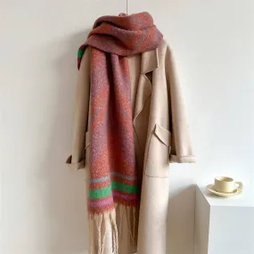 Striped Scarf - Pink