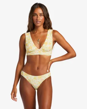 Sun Worshipper Tanlines Plunge Bikini Top - Multi