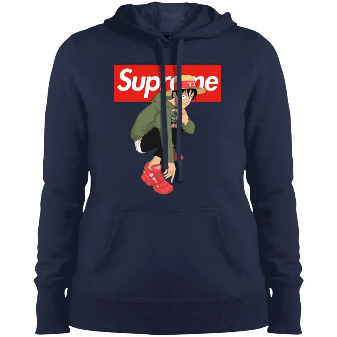 Supreme One Piece Y3 T-shirt Women Hooded Sweatshirt