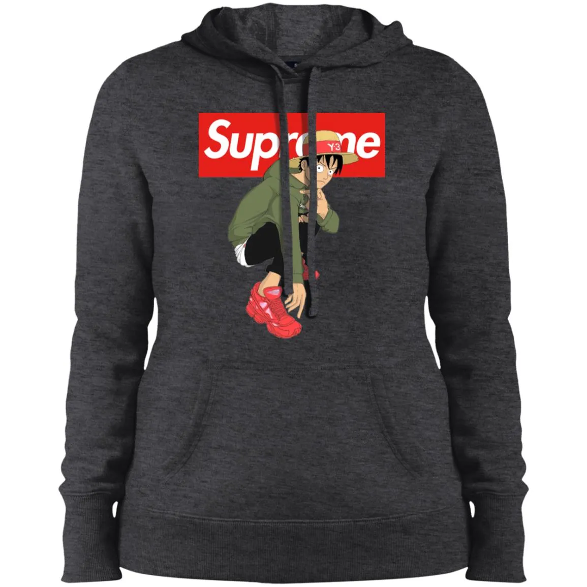 Supreme One Piece Y3 T-shirt Women Hooded Sweatshirt