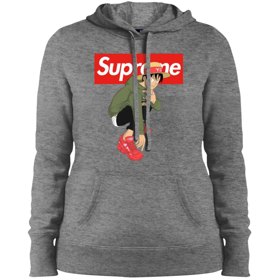 Supreme One Piece Y3 T-shirt Women Hooded Sweatshirt