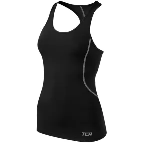 TCA Pro Performance Womens Running Vest Tank Top - Black